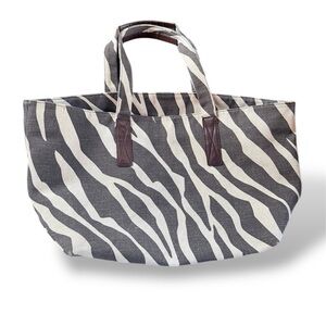 MICHAEL by Michael Kors XL Zebra Print Tote